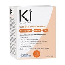 KI COLD & FLU ATTACK FORMULA 30Tabs (BX6)