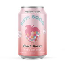 PEACH DREAM PREBIOTIC SODA 330ml (BX12)