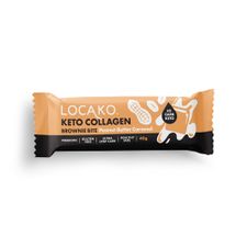KETO COLLAGEN BROWNIE BITE PEANUT BUTTER CARAMEL 15x40g