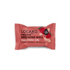 PROTEIN BROWNIE BALLS PEANUT BUTTER JELLY 10x30g