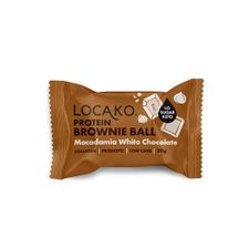 PROTEIN BROWNIE BALLS MACADAMIA WHITE CHOC 10x30g