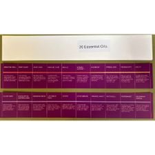 20 ESSENTIAL OIL SHELF CARD